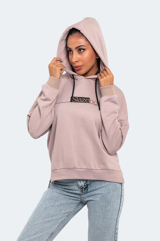 Slazenger MAGNET Kadın Sweatshirt Vizon - Thumbnail