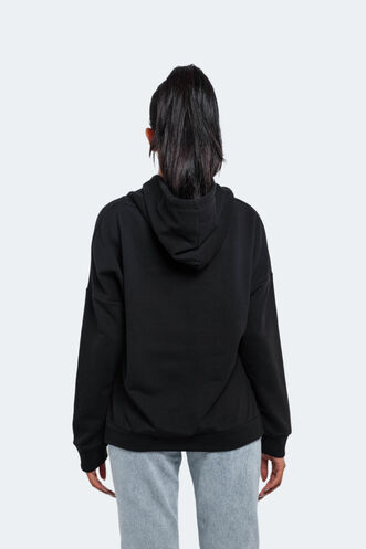 Slazenger MAGNET Women's Sweatshirt Black - Thumbnail