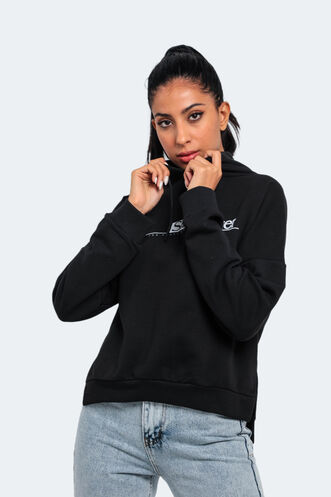Slazenger MAGNET Women's Sweatshirt Black - Thumbnail