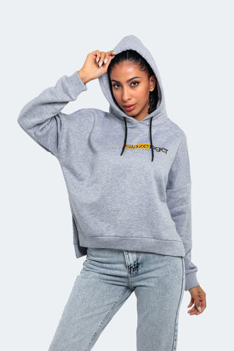 Slazenger MAGNET Women's Sweatshirt Gray - Thumbnail