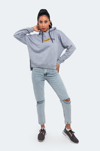 Slazenger MAGNET Women's Sweatshirt Gray - Thumbnail