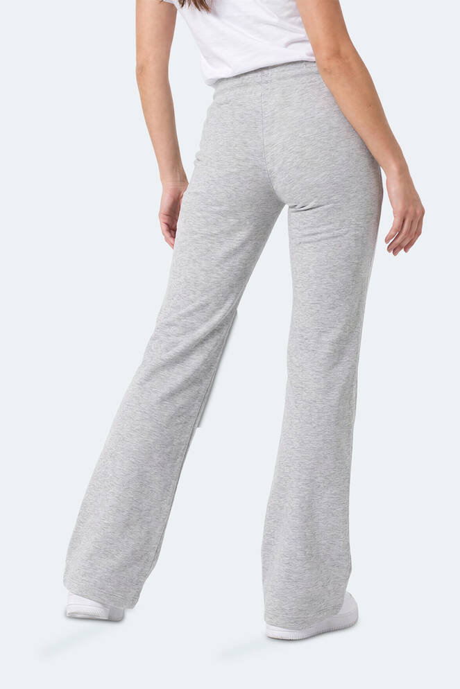 Slazenger MALENA Kadın Bol Paça Flare Gri Pantolon