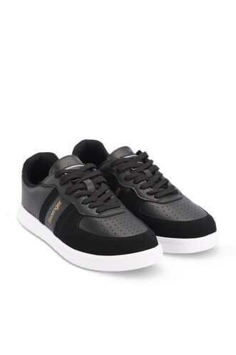 Slazenger MALKHAZ Women's Sneaker Shoes Black - White - Thumbnail