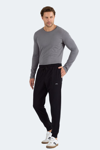 Slazenger MAMUN Erkek Siyah Eşofman Altı - Thumbnail