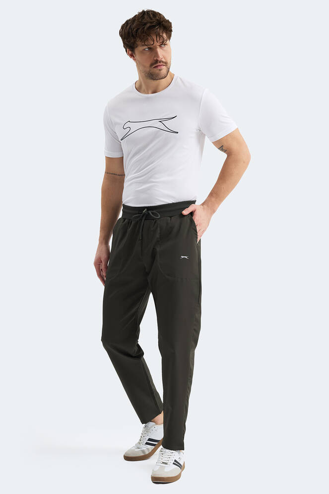 Slazenger MANUS Erkek Cepli Haki Eşofman Altı