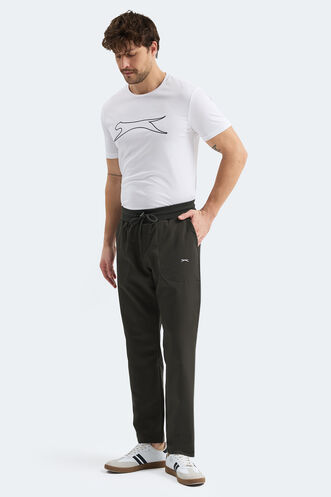 Slazenger MANUS Erkek Cepli Haki Eşofman Altı - Thumbnail