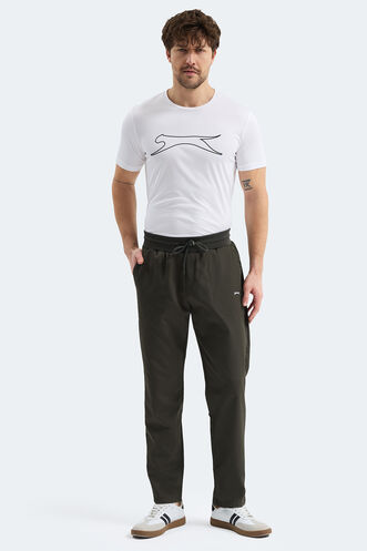 Slazenger MANUS Erkek Cepli Haki Eşofman Altı - Thumbnail