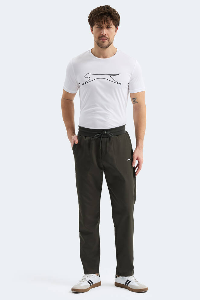 Slazenger MANUS Erkek Cepli Haki Eşofman Altı