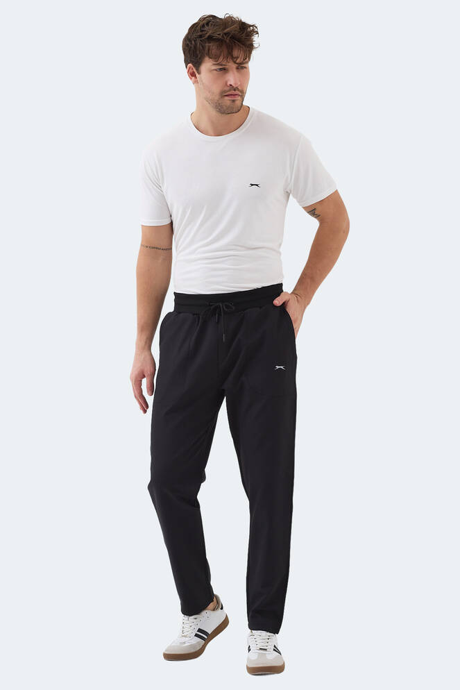 Slazenger MANUS Erkek Cepli Siyah Eşofman Altı