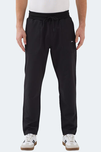 Slazenger MANUS Erkek Cepli Siyah Eşofman Altı - Thumbnail