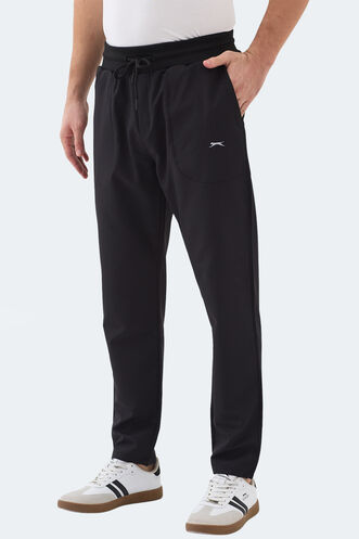 Slazenger - Slazenger MANUS Erkek Cepli Siyah Eşofman Altı