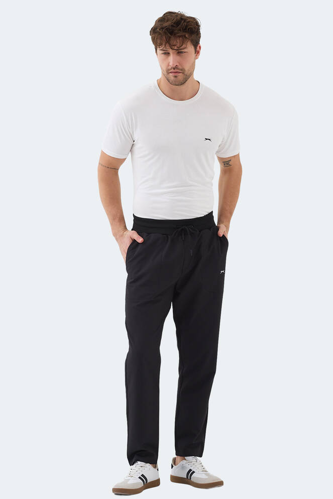 Slazenger MANUS Erkek Cepli Siyah Eşofman Altı