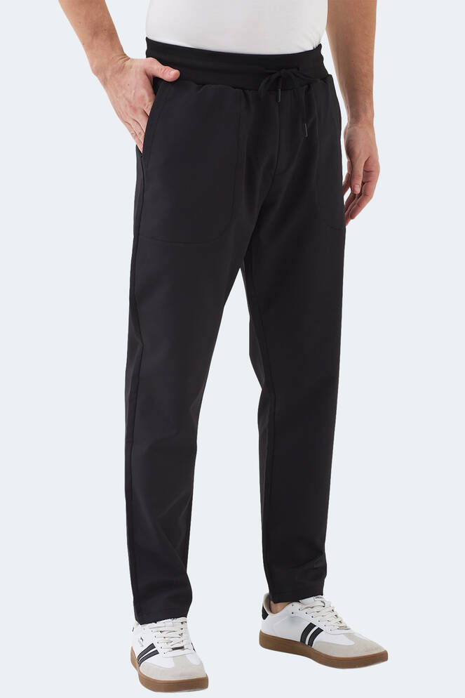 Slazenger MANUS Erkek Cepli Siyah Eşofman Altı
