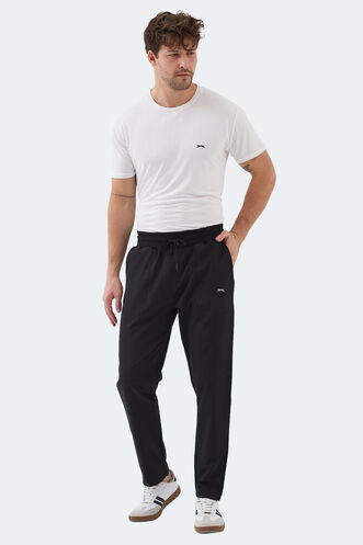 Slazenger MANUS Erkek Cepli Siyah Eşofman Altı - Thumbnail