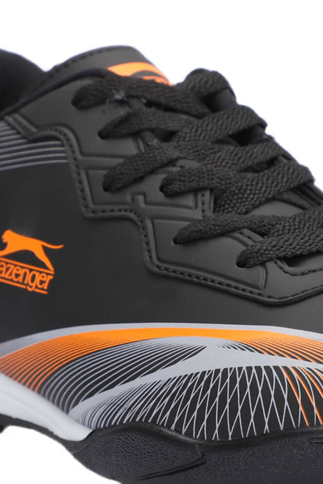 Slazenger MARCELL HS Futbol Erkek Halı Saha Ayakkabı Siyah - Turuncu