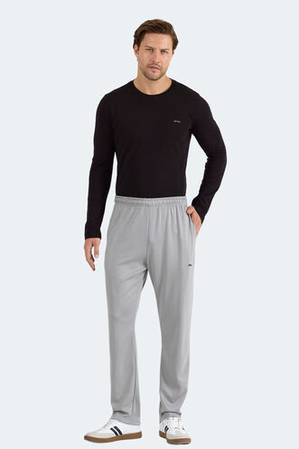 Slazenger MAREK Erkek Taş Gri Eşofman Altı - Thumbnail