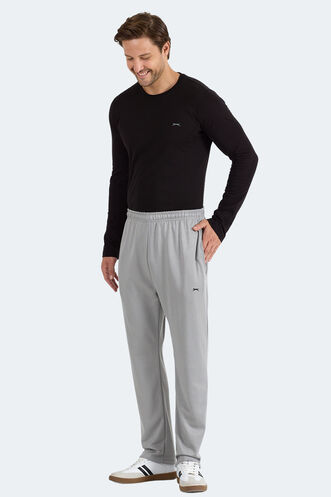 Slazenger MAREK Erkek Taş Gri Eşofman Altı - Thumbnail