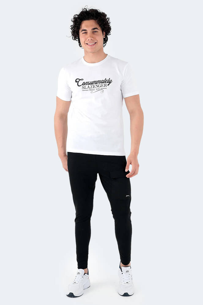 Slazenger MARIUS Erkek Beyaz Tişört