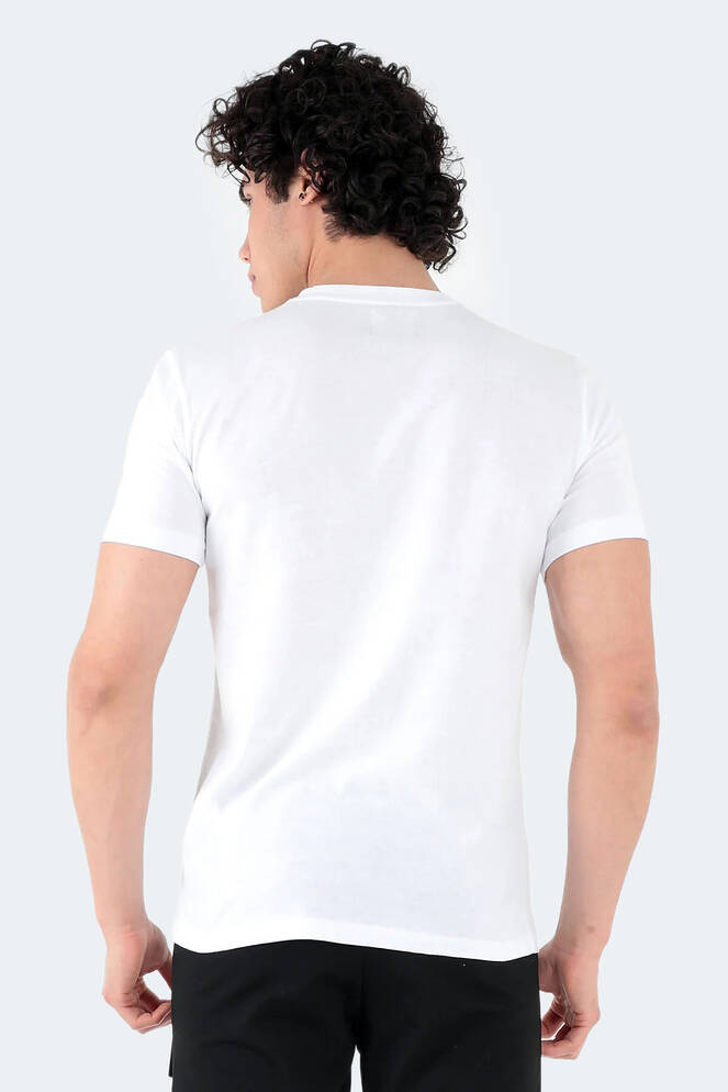 Slazenger MARIUS Erkek Beyaz Tişört