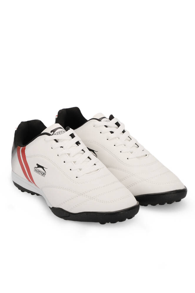 Slazenger MARK HS IN Erkek Halı Saha Beyaz / Siyah Futbol Ayakkabısı