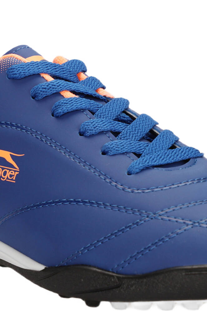 Slazenger MARK HS IN Erkek Çocuk Halı Saha Saks Mavi Futbol Ayakkabısı