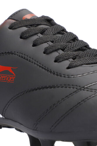 Slazenger MARK KRP Futbol Erkek Krampon Ayakkabı Siyah - Beyaz - Kırmızı - Thumbnail