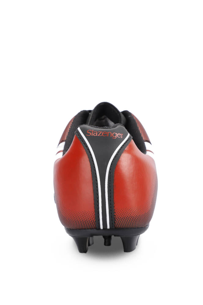 Slazenger MARK KRP Futbol Erkek Krampon Ayakkabı Siyah - Beyaz - Kırmızı