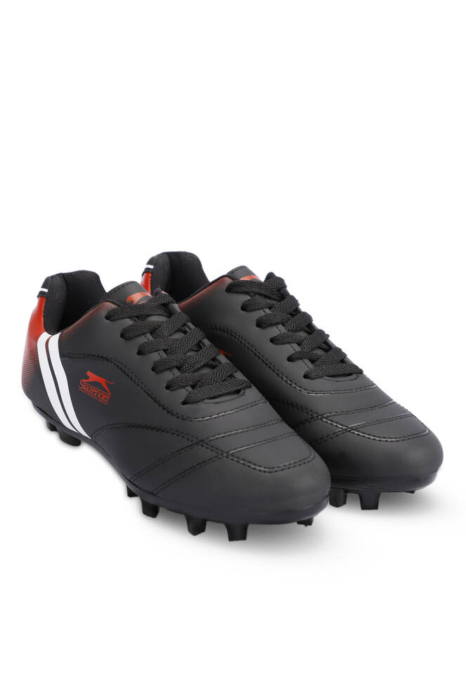 Slazenger MARK KRP Futbol Erkek Krampon Ayakkabı Siyah - Beyaz - Kırmızı