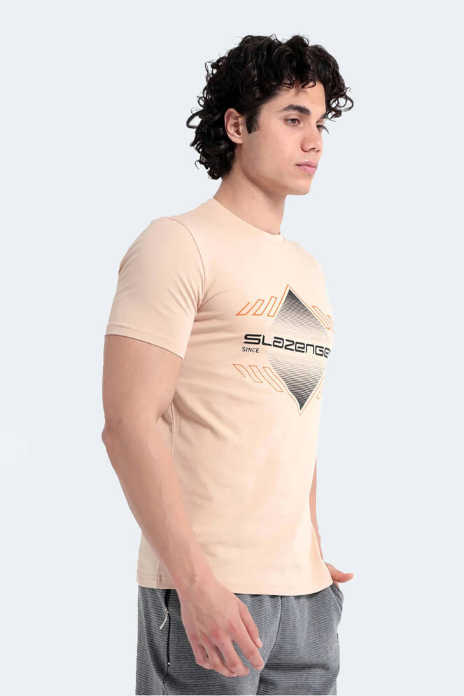 Slazenger MARQUES Erkek Kahve Tişört