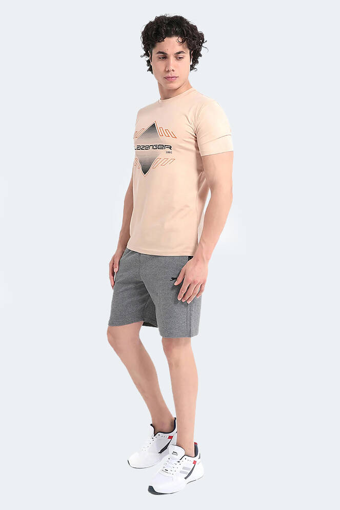 Slazenger MARQUES Erkek Kahve Tişört