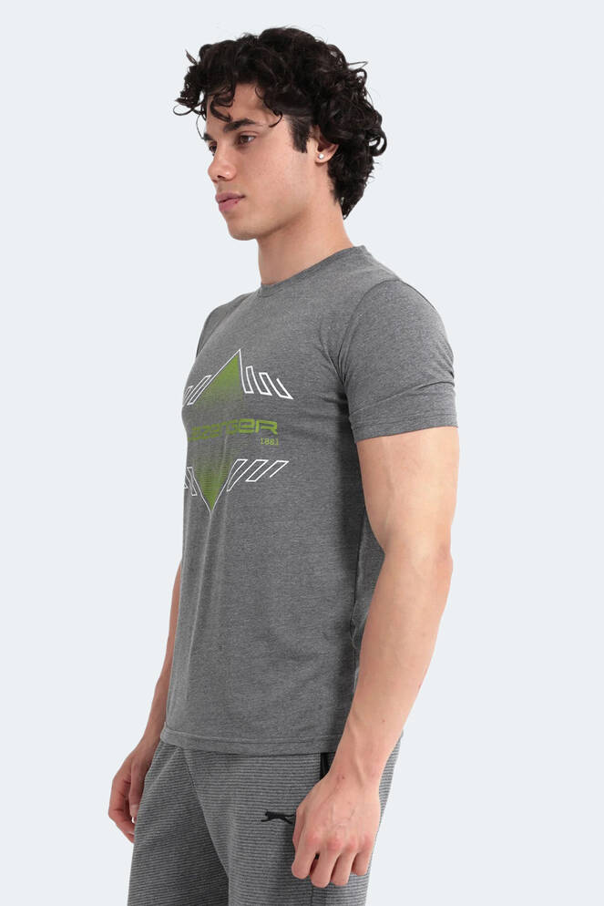 Slazenger MARQUES Erkek Koyu Gri Tişört