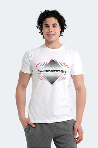 Slazenger - Slazenger MARQUES Erkek Krem Tişört