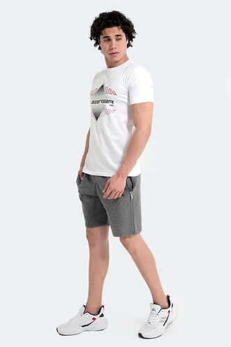 Slazenger MARQUES Erkek Krem Tişört - Thumbnail