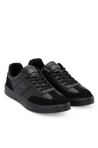 Slazenger MARTIN Men's Sneaker Shoes Black - Dark Grey - Thumbnail