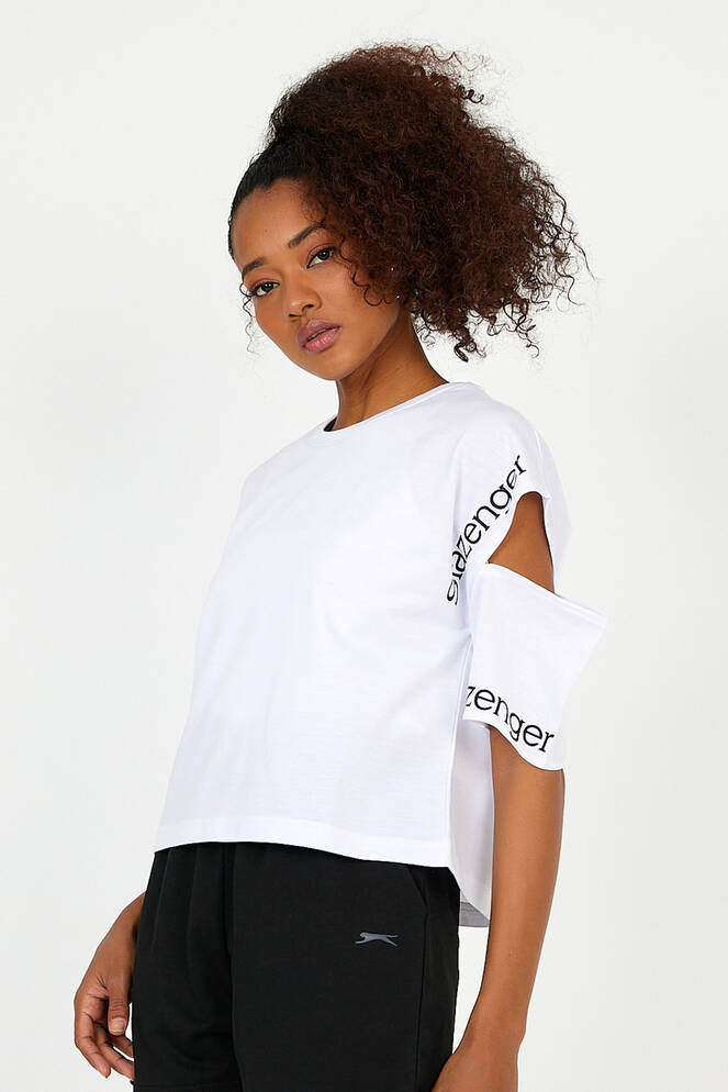 Slazenger MERAV Kadın Beyaz Tişört