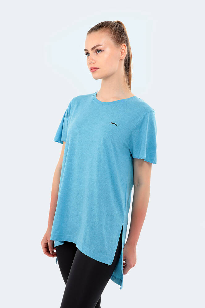 Slazenger MERILYN Kadın Kısa Kollu T-Shirt Mavi
