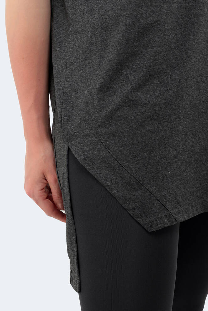 Slazenger MIDORI Kadın Kısa Kollu T-Shirt Koyu Gri