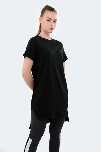 Slazenger MIDORI Kadın Tişört Siyah - Thumbnail