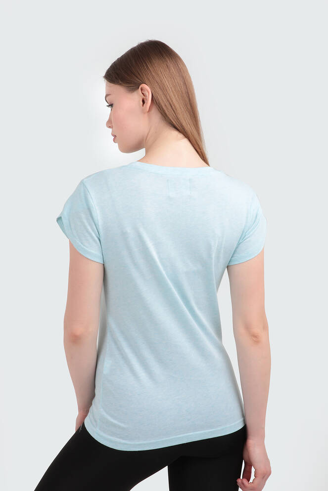 Slazenger MIKALA Kadın Kısa Kollu T-Shirt Yeşil