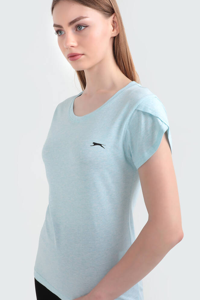 Slazenger MIKALA Kadın Kısa Kollu T-Shirt Yeşil