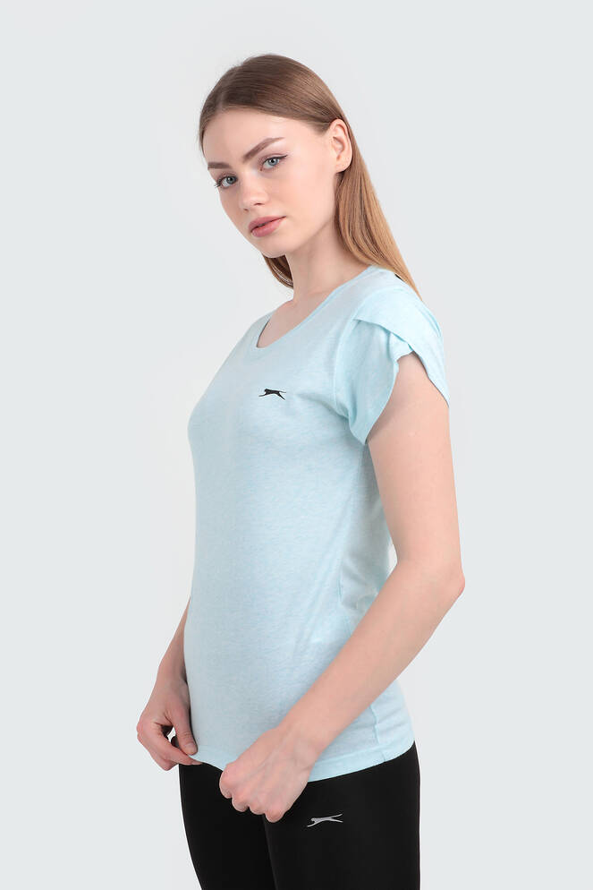 Slazenger MIKALA Kadın Kısa Kollu T-Shirt Yeşil