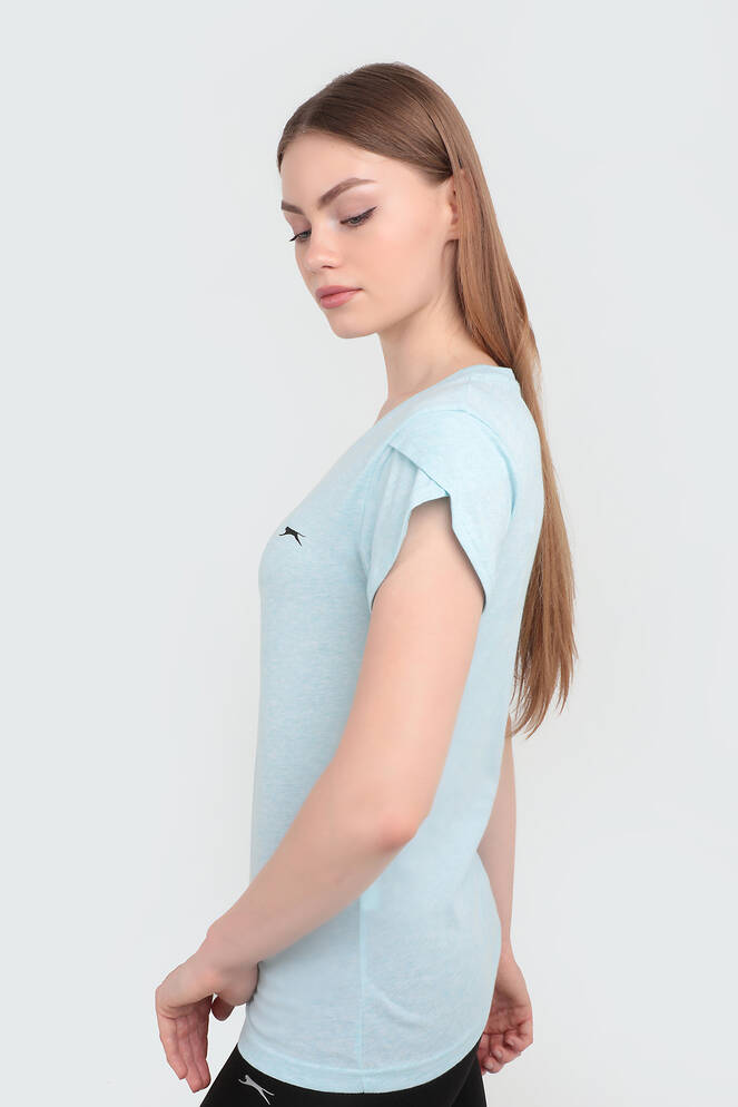 Slazenger MIKALA Kadın Kısa Kollu T-Shirt Yeşil