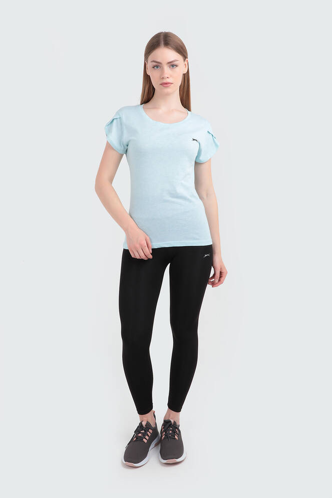 Slazenger MIKALA Kadın Kısa Kollu T-Shirt Yeşil