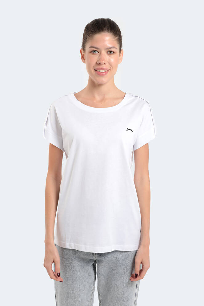 Slazenger MILJANA Kadın Beyaz Tişört