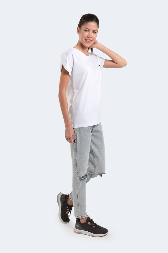 Slazenger MILJANA Kadın Beyaz Tişört