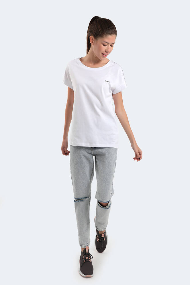 Slazenger MILJANA Kadın Beyaz Tişört