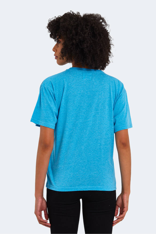 Slazenger MOYNA Kadın Kısa Kollu T-Shirt Mavi
