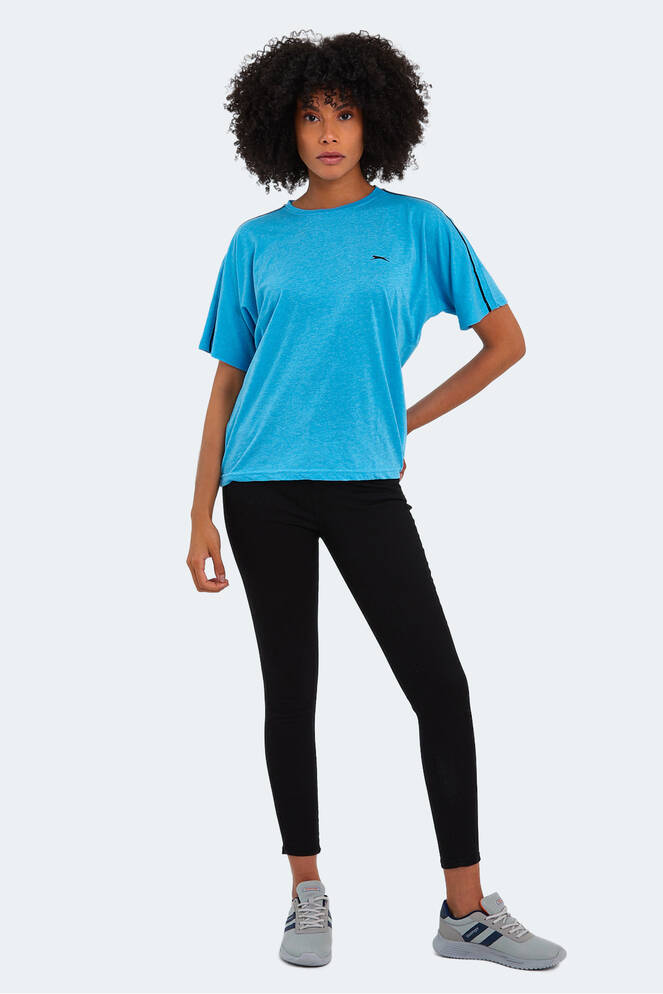 Slazenger MOYNA Kadın Kısa Kollu T-Shirt Mavi