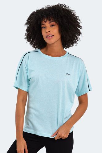 Slazenger - Slazenger MOYNA Kadın Kısa Kollu T-Shirt Yeşil