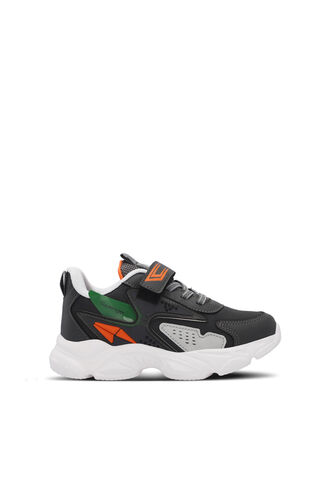 Slazenger - Slazenger NABIL Unisex Çocuk Sneaker Ayakkabıları Koyu Gri